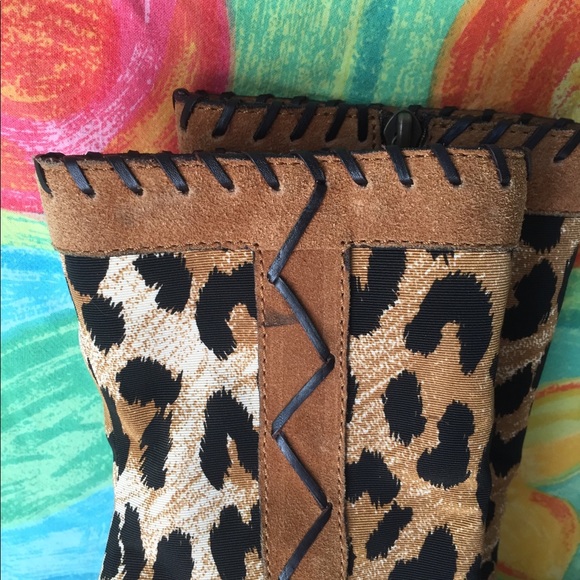 CASADEI Leopard Print Heel Boots - Picture 8 of 8